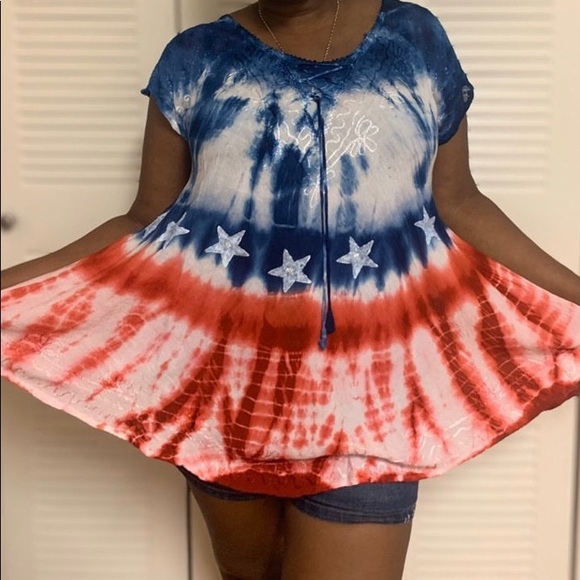 Tops - American flag Top